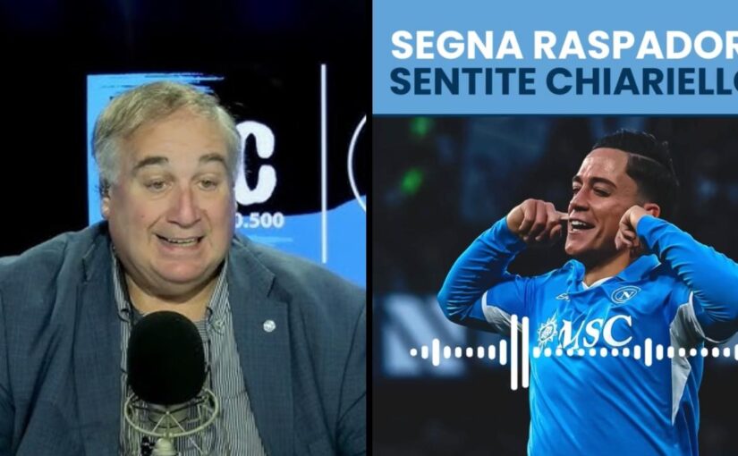 Napoli-Venezia 1-0, Chiariello scatenato: sentite la radiocronaca al gol di Raspadori! | VIDEO