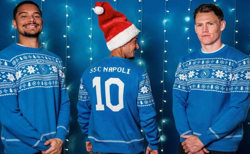 SSC Napoli, in vendita il maglione di Natale 2024: prezzo e dove acquistare