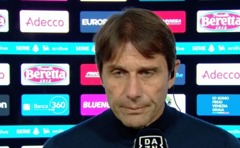 Conte a DAZN: “Sembrava una gara stregata! Sono felice per Raspadori, lo userò di più in questo ruolo. Sulla lotta scudetto…”