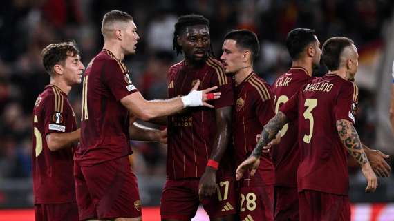 Coppa Italia, la Roma passeggia con la Samp: giallorossi avanti di 3 gol al 45′