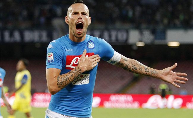 Hamsik disegna la top 11 del Napoli: “Insigne-Kvara e Cavani-Lukaku? Le mie scelte”