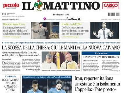 Il Mattino: “Un tridente per il sorpasso”