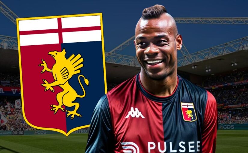 Incredibile Balotelli, può già lasciare il Genoa entro martedì! Già nota la nuova destinazione