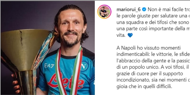 Mario Rui saluta Napoli: “Ho vissuto momenti indimenticabili”