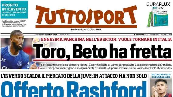 Tuttosport: “Offerto Rashford, attesa Zirkzee”