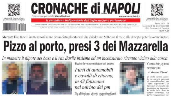 Cronache di Napoli – Buongiorno scalpita: può tornare con la Roma