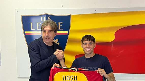 Hasa saluta il Lecce sui social: sta per arrivare al Napoli