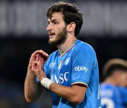 Kvaratskhelia al Psg, Romano: “Ci siamo, arriverà dal Napoli per più di 70 milioni”