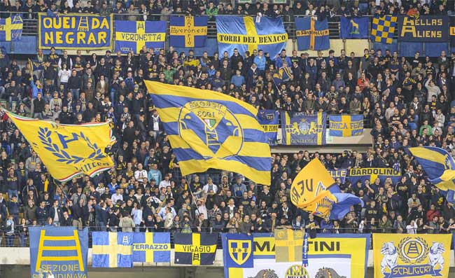 Napoli-Verona, gara vietata ai tifosi residenti in Veneto