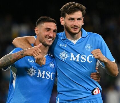 Politano: «Se ho parlato con Kvara? Non tanto, lui parla poco italiano e io poco inglese»
