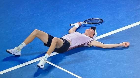 Trionfo Sinner agli Australian Open, ancora una volta: il Napoli applaude il tennista
