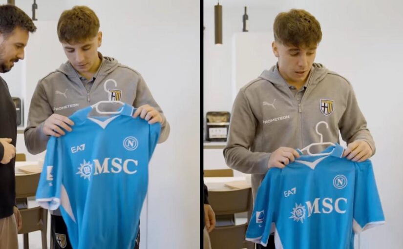 Bernabé mostra le maglie della sua collezione: spunta quella del Napoli, il racconto | VIDEO