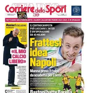 Cds: “Frattesi idea Napoli: Manna prova il colpo da scudetto per Conte”
