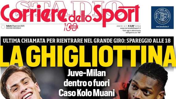 Corriere dello Sport: “La ghigliottina. Napoli, la spinta di 3500”