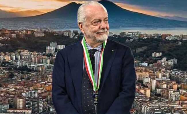 De Laurentiis: “L’obiettivo del Napoli è rientrare in Europa, auguri ai tifosi”