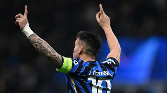 Doppio Lautaro, Monaco in dieci: Inter avanti 2-0 all’intervallo