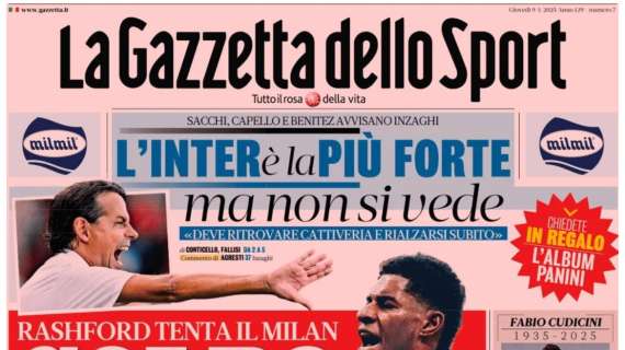 Gazzetta dello Sport: “Rashford tenta il Milan: colpo da Diavolo”
