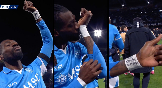 Gol Anguissa, dedica da brividi per il piccolo Daniele: "Sarai sempre con noi", e occhi al cielo | FOTO