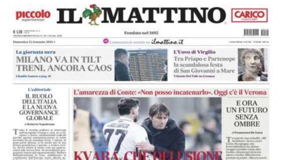 Il Mattino: “Kvara, che delusione”