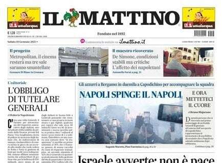 Il Mattino: “Napoli spinge il Napoli”