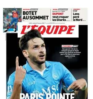 L’Equipe conferma: “Parigi punta Kvaratskhelia”