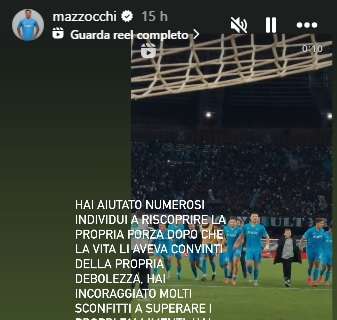 Mazzocchi saluta il piccolo Daniele: “Ci hai insegnato a vivere senza preoccuparci del futuro”