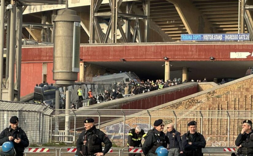 Napoli-Juve, già tantissimi tifosi bianconeri in fila al settore ospiti | FOTO CN24