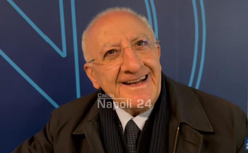 Regione Campania, De Luca ricorda: "Juve indegna quando Napoli non partì per covid"