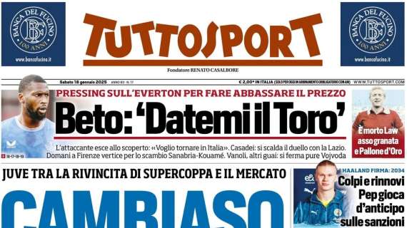 Tuttosport: “Cambiaso, Milan and the city”