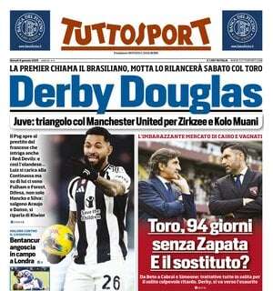 Tuttosport: “Douglas Luiz può lasciare la Juve. Torino, dov’è la punta?”