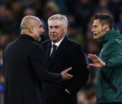 Questa sera la sfida tra lo yin e lo yang del calcio: l’ideologo Guardiola versus il pulitore Ancelotti (The Athletic)