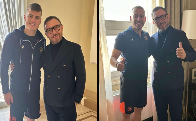 L’azienda napoletana veste l’Udinese: Gervasio di Mulish nel ritiro dei bianconeri con Bijol-Lovric | FOTO