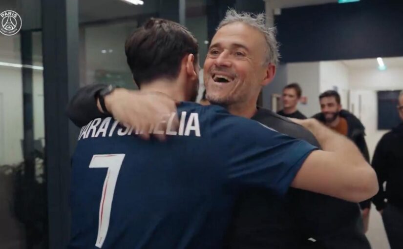 PSG, Luis Enrique: "Kvaratskhelia? Sono contento, ma ha ancora bisogno di tempo per adattarsi"
