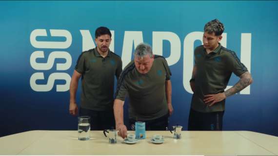 Chi fa il caffè più buono? Sfida Simeone-Olivera con Starace giudice: la clip della SSC Napoli