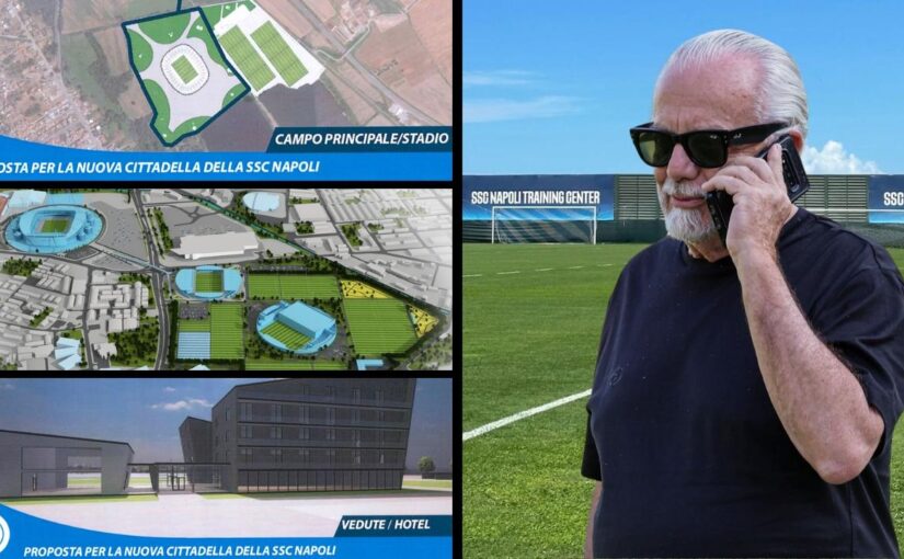 Cm.it – Nuovo centro sportivo SSC Napoli: sopralluogo in zona Monteruscello, incontro tra ADL e il sindaco