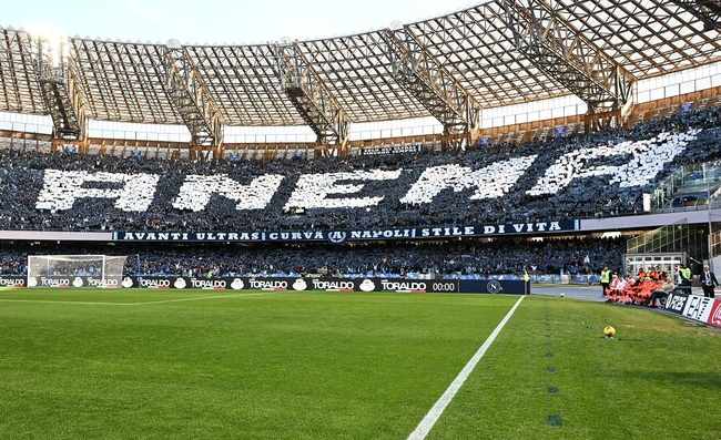 Anema e core, sta girando una “bugia” sulla coreografia dello Stadio Maradona