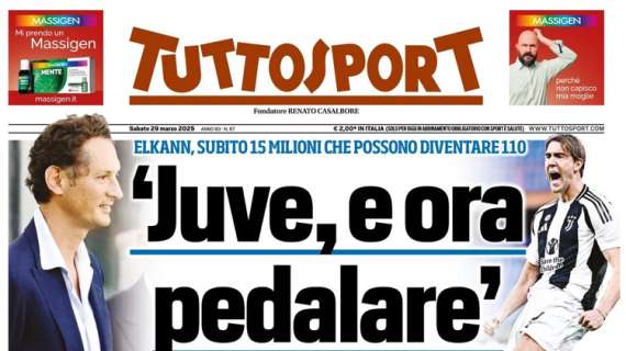 Tuttosport: “Juventus, ed ora pedalare: sono tutti sotto esame”