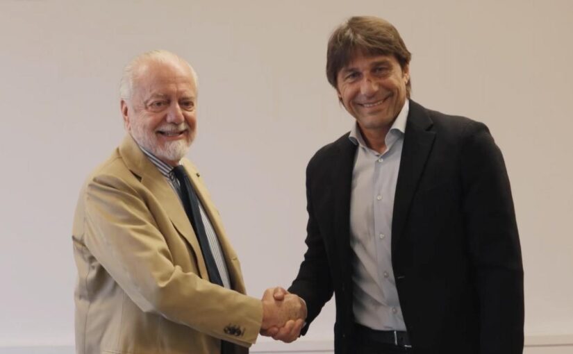 Gazzetta – Conte non si muove da Napoli: ADL pronto a garantirgli un altro mercato estivo da big