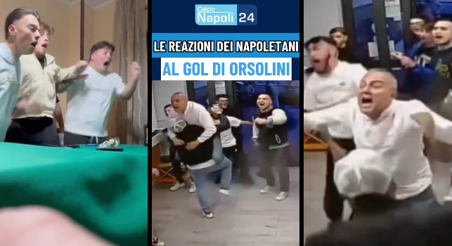 Gol Orsolini in Bologna-Inter: le reazioni e le esultanze dei tifosi del Napoli tutte da ridere! | VIDEO