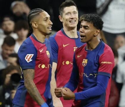 Il Barcellona ha una nuova potenza di fuoco: Yamal, Lewandowski e Raphinha, 82 gol ad aprile (Relevo)