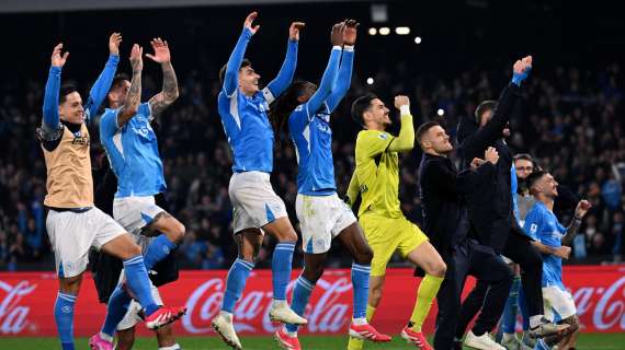 Il Napoli è la prima italiana qualificata alla Champions League 2025/26