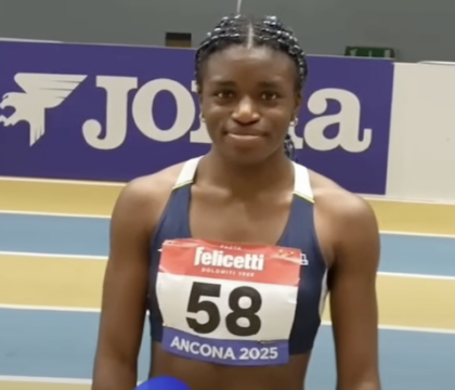 Kelly Ann il nuovo prodigio dell’atletica italiana e mondiale: a 15 anni ha fatto il record europeo under 18 sui 60 metri