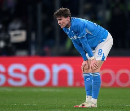 Napoli, McTominay oggi in campo in maniera regolare. Spinazzola ancora in dubbio (Sky)