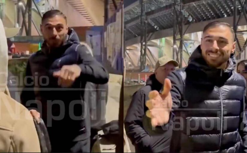 Pezzella fra i tifosi napoletani dopo Napoli-Empoli | VIDEO