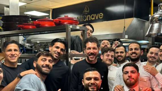 Simeone a Napoli con papà Cholo e il fratello Giuliano: saranno al Maradona domani