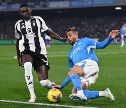 Spinazzola non ha recuperato ed è rimasto a Napoli (Corsport)