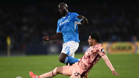 Triplo cambio per il Napoli: escono Lobotka e Olivera e Lukaku