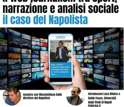 Venerdì il Napolista alla Federico II: il web journalism tra sport, narrazione e analisi sociale