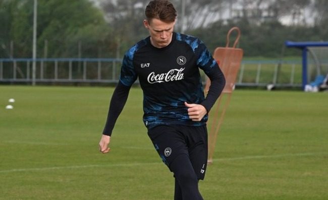 Castel Volturno, McTominay è tornato in gruppo con Lobotka e Anguissa!