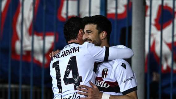Coppa Italia, Bologna in scioltezza contro l’Empoli: 0-2 al Castellani al 45′